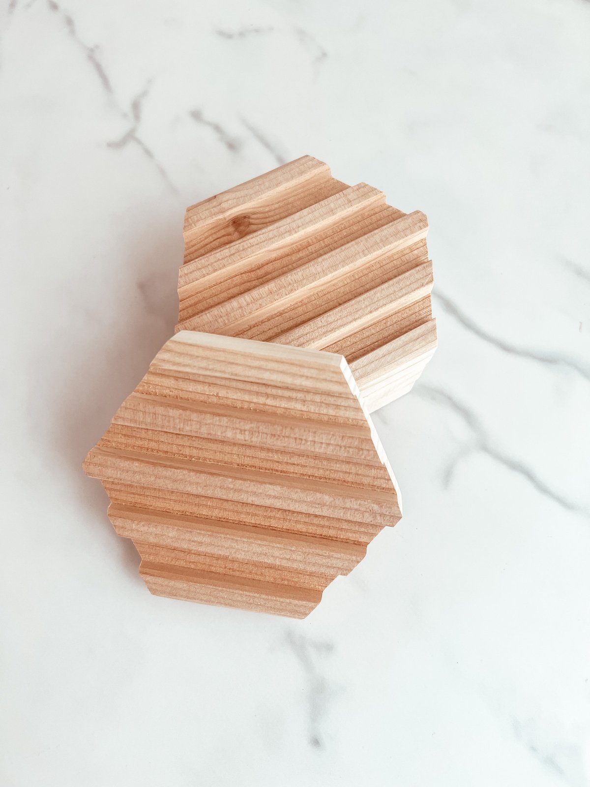 hexagon wooden soap dish for pcola soap